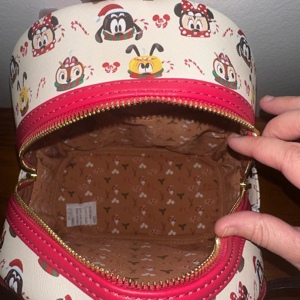Loungefly Disney Christmas Characters Hot Cocoa Scented With Ears NEW One Size - Picture 5 of 10